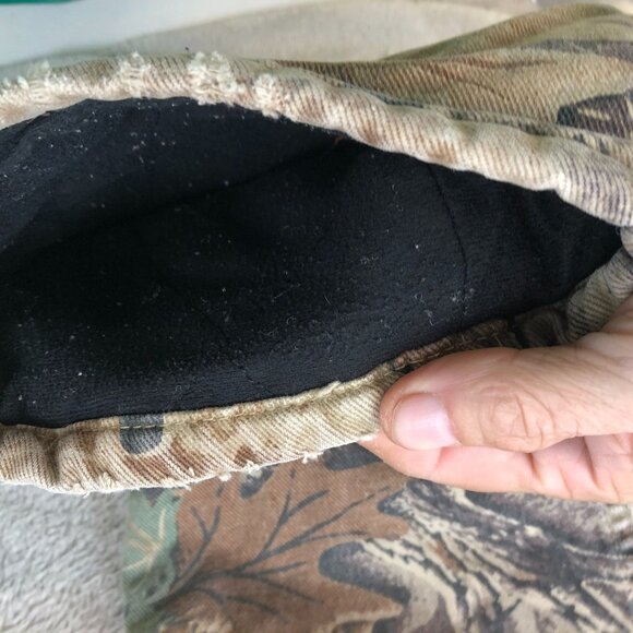 Vintage Wrangler Men's Flannel Lined Jeans Size 36x32 Camouflage Hunting Outdoor - Picture 12 of 16